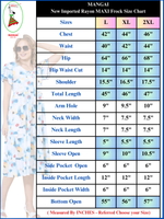 Petal Sleeve Maxi Frock -Back tie with Neck Bow - Stylish Maxi - Mangai Nighties
