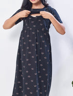 Star Pint Breastfeeding Zipless Feeding Wear for Pregnancy - Mangai Nighties