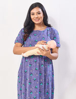 Hosiery Cotton Zipless Maternity wear for Pre & Post Pregnancy wear - Mangai Nighties
