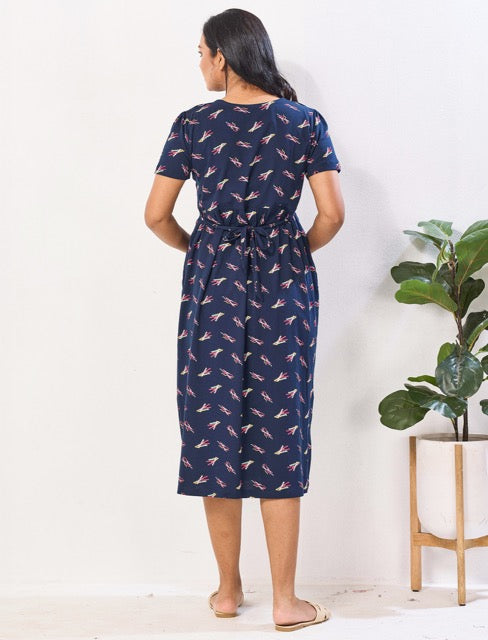 Hosiery Back tip Maternity Feeding Maxi for New Mom Essentials - Mangai Nighties