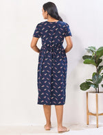 Hosiery Back tip Maternity Feeding Maxi for New Mom Essentials - Mangai Nighties