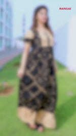 New MANGAI Rayon Maternity Wear Frock Nighties | Front Open Lengthy Zipper Comforts Feeding | Fancy Double Layered Butterfly Sleeve's | Post & Pre Pregnancy's and Casual Wear | Side Pocket |Versatile Rayon Frock Night Gown's for Stylish Women's (RPW)