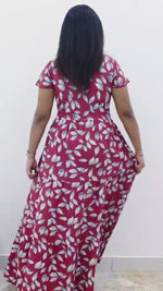 Imported Rayon Gathering Frock Model Night Gown's | Front Adjustable Gathering Style Rope Rope | Front Closed Button | Double Layer Sleeve | Trending Collection's for Stylish Women's (IRF)