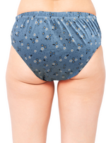 AUSM Premium Cotton Printed Panties | Superior Quality | Flexible Elastic Fit | Pack of 3 (PRNTED PNTYS)