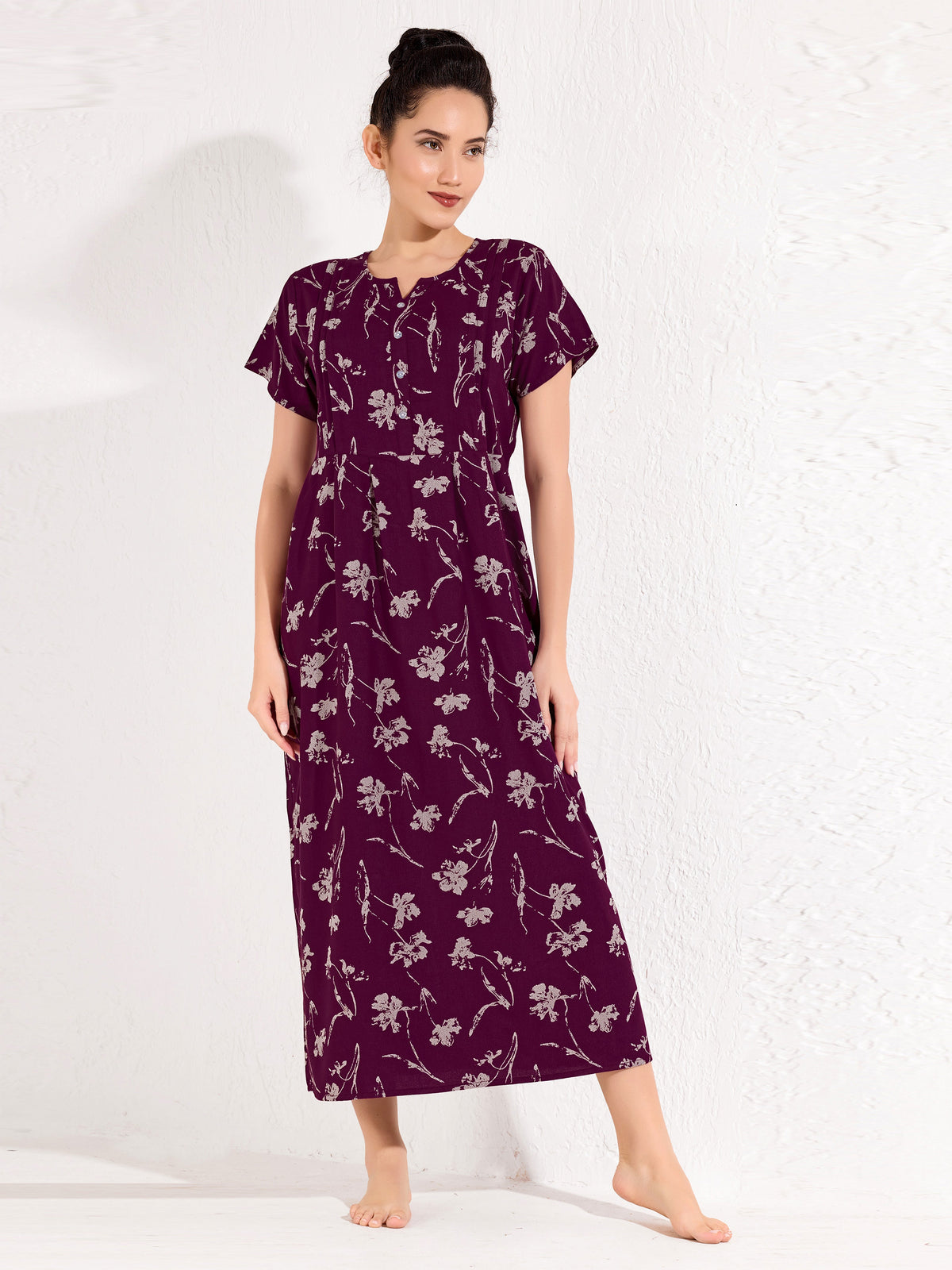 Alpine KURTHI Style Nighties| FancySleeve | Zipless Model | Updated Collection's for Stylish Women AK (H/S)