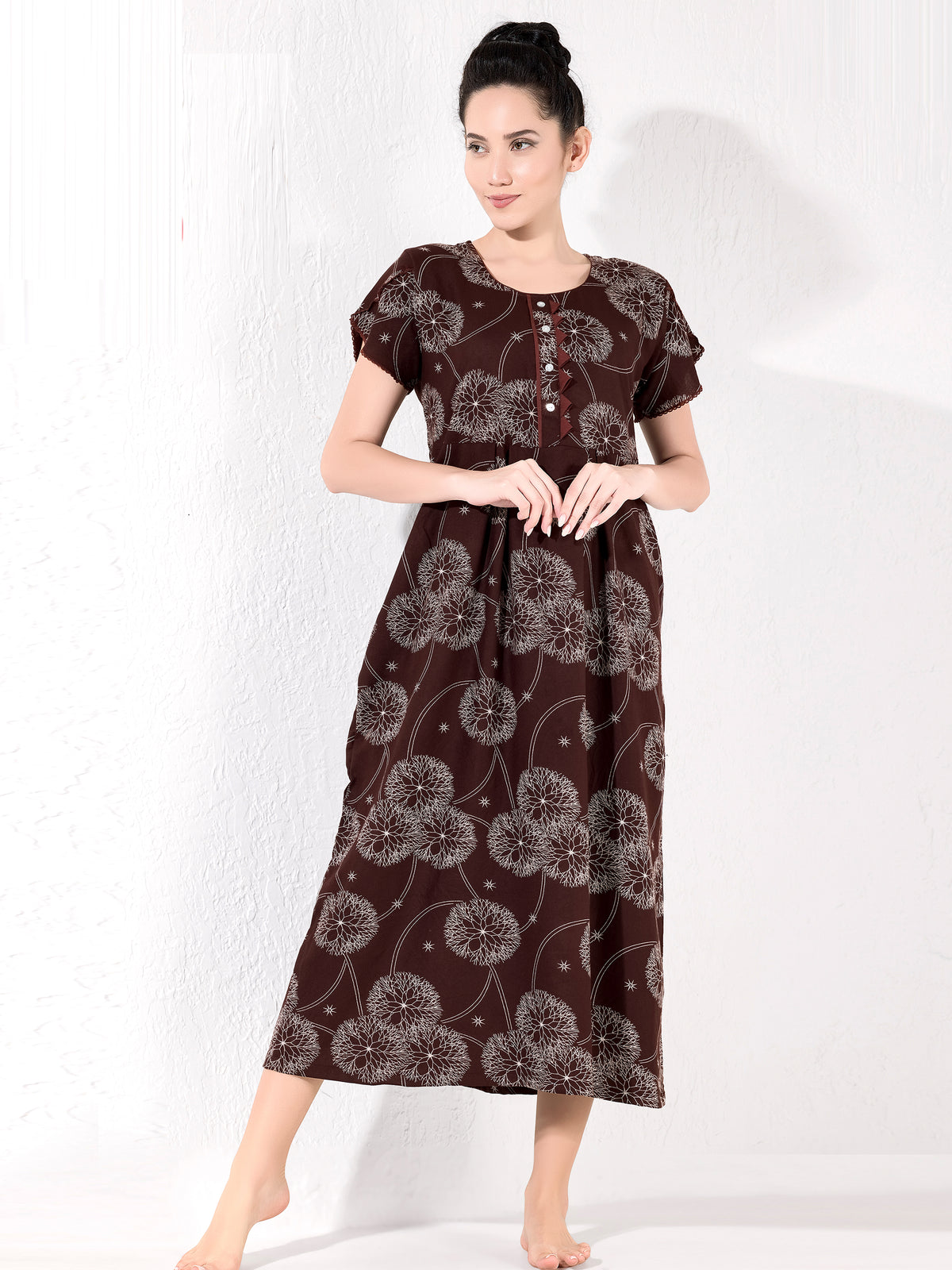 Alpine KURTHI Style Nighties| FancySleeve | Zipless Model | Updated Collection's for Stylish Women AK (H/S)