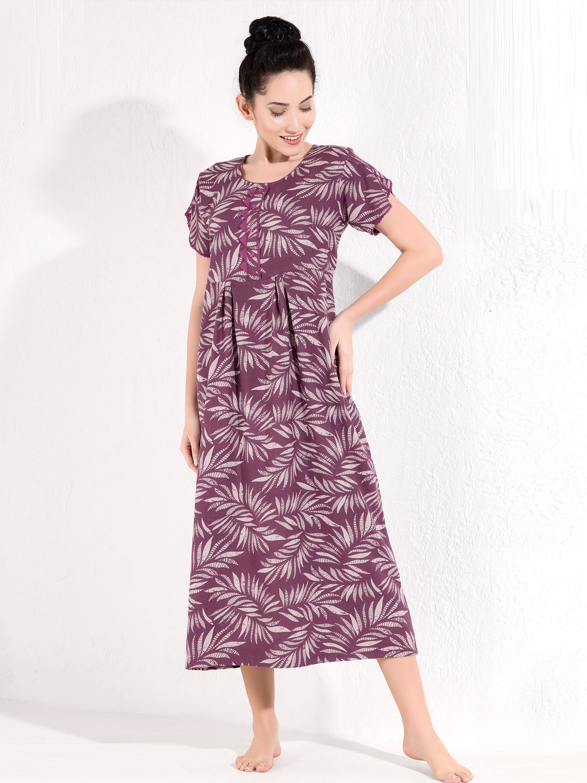 Alpine KURTHI Style Nighties| FancySleeve | Zipless Model | Updated Collection's for Stylish Women AK (H/S)