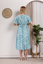 Rayon MAXI FROCK Model Nighties | Fancy Petal Sleeve | Fancy Neck & Side Pocket | Pleated Frock MAXI Style | Trendy Collection's for Stylish Women & Teenage Girl (PSG-H)