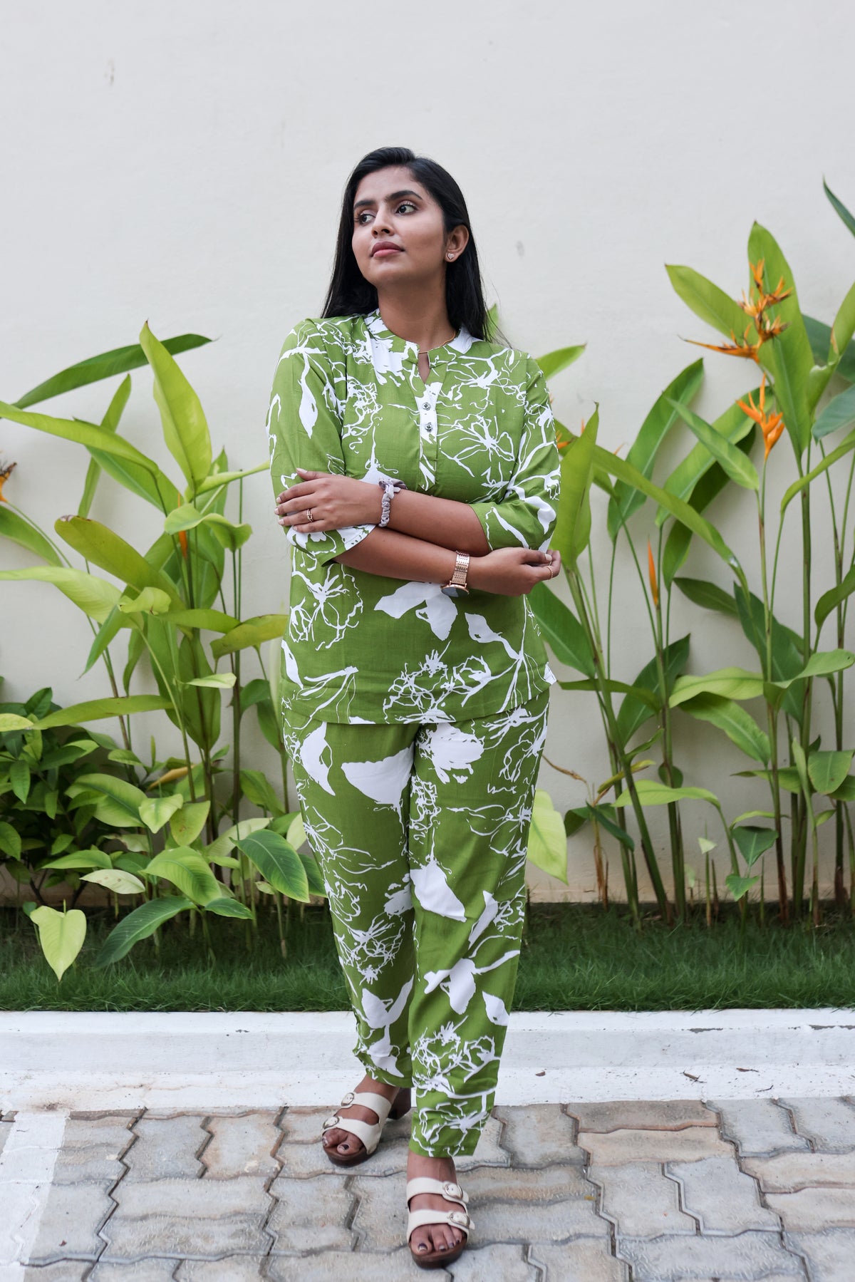 Rayon Printed Stylish Night Suits Online
