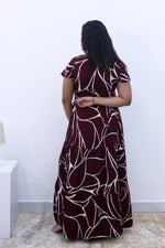 Imported Rayon Gathering Frock Model Night Gown's | Front Adjustable Gathering Style Rope Rope | Front Closed Button | Double Layer Sleeve | Trending Collection's for Stylish Women's (IRF)