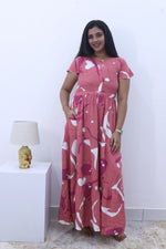 Imported Rayon Gathering Frock Model Night Gown's | Front Adjustable Gathering Style Rope Rope | Front Closed Button | Double Layer Sleeve | Trending Collection's for Stylish Women's (IRF)