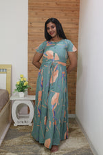 Imported Rayon Gathering Frock Model Night Gown's | Front Adjustable Gathering Style Rope Rope | Front Closed Button | Double Layer Sleeve | Trending Collection's for Stylish Women's (IRF)