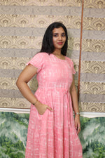 Imported Rayon Gathering Frock Model Night Gown's | Front Adjustable Gathering Style Rope Rope | Front Closed Button | Double Layer Sleeve | Trending Collection's for Stylish Women's (IRF)