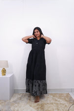 Mangai 3 Layer Frock Model Nighties Soft and Smooth Premium Quality Rayon Material , Fancy Frilled Sleeve, Side Pocket , Back tie Rope , Stylish Collection's for Trendy Women's (MRK)
