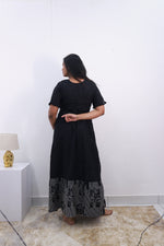 Mangai 3 Layer Frock Model Nighties Soft and Smooth Premium Quality Rayon Material , Fancy Frilled Sleeve, Side Pocket , Back tie Rope , Stylish Collection's for Trendy Women's (MRK)