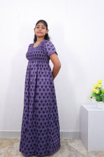 Soft Cotton Stretchable Smocking Nighties for New Arrivals | Daily Comforts & Light Weighted Elastic Nighties| Smocking Nightgown for Trendy Women's (SCT)