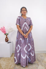 Mangai 3 Layer Frock Model Nighties Soft and Smooth Premium Quality Rayon Material , Fancy Frilled Sleeve, Side Pocket , Back tie Rope , Stylish Collection's for Trendy Women's (MRK)