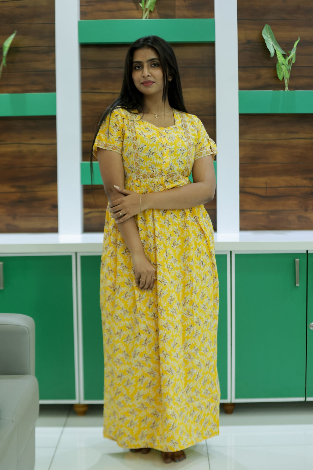 Cotton FROCK Model Casual Wear Nighties | Stylish Pleated Frock Style | Multipurpose Nighties | Pregnancy Wear | Pleated Model | Stylish Nighties for Stylish Women (PWC)