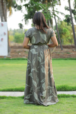 Stylish Arrivals Rayon Gathering Frock Model Night Gown's | Front Adjustable Gathering Style Rope | Double Layer Sleeve | Trending Collection's for Stylish Women's (FKG)