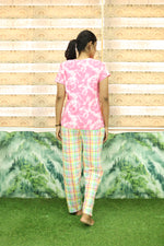 Mangai New Premium Cotton Knitted Pyjama Set Night Suits | Summer Special Arrivals Top & Bottom Set | Soft & Smooth Nightwear a Trendy Women's (PYJAMA SET)