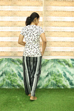 Mangai New Premium Cotton Knitted Pyjama Set Night Suits | Summer Special Arrivals Top & Bottom Set | Soft & Smooth Nightwear a Trendy Women's (PYJAMA SET)