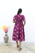 New Mangai Cotton Feeding MAXI Soft & Smooth Cotton | Invisible Vertical Feeding Zipper | Side Pockets | Back Adjustable Tie Rope |Casual & Maternity Wear (JFM)