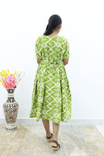 New Mangai Cotton Feeding MAXI Soft & Smooth Cotton | Invisible Vertical Feeding Zipper | Side Pockets | Back Adjustable Tie Rope |Casual & Maternity Wear (JFM)