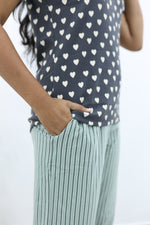 Mangai New Premium Cotton Knitted Pyjama Set Night Suits | Summer Special Arrivals Top & Bottom Set | Soft & Smooth Nightwear a Trendy Women's (PYJAMA SET)