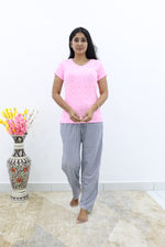 Mangai New Premium Cotton Knitted Pyjama Set Night Suits | Summer Special Arrivals Top & Bottom Set | Soft & Smooth Nightwear a Trendy Women's (PYJAMA SET)