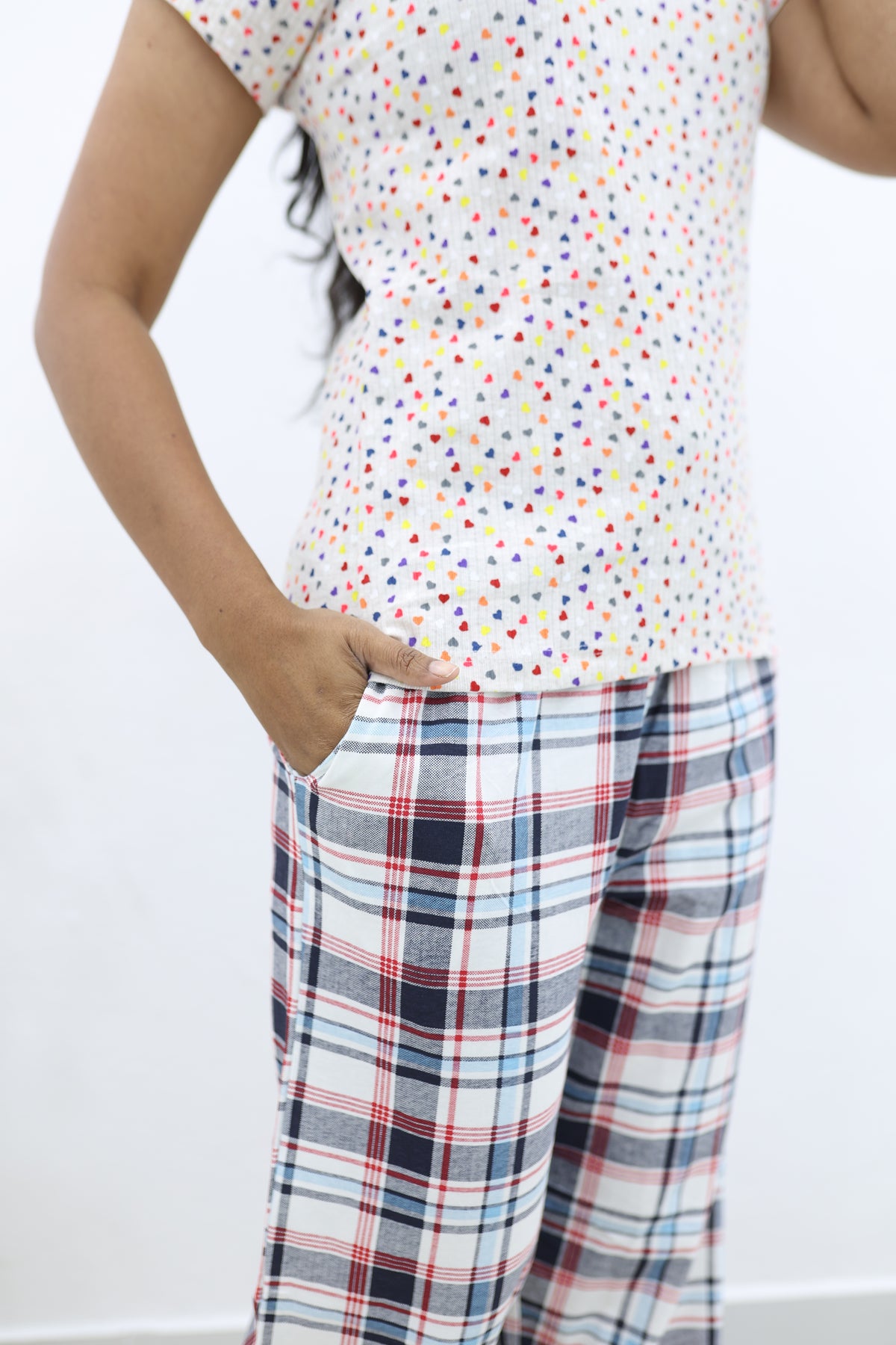 Mangai New Premium Cotton Knitted Pyjama Set Night Suits | Summer Special Arrivals Top & Bottom Set | Soft & Smooth Nightwear a Trendy Women's (PYJAMA SET)