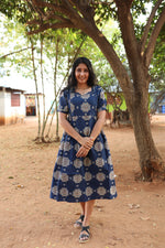 New Mangai Cotton Feeding MAXI Soft & Smooth Cotton | Invisible Vertical Feeding Zipper | Side Pockets | Back Adjustable Tie Rope |Casual & Maternity Wear (JFM)