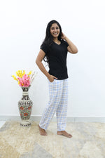 Mangai New Premium Cotton Knitted Pyjama Set Night Suits | Summer Special Arrivals Top & Bottom Set | Soft & Smooth Nightwear a Trendy Women's (PYJAMA SET)