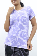 Mangai New Premium Cotton Knitted Pyjama Set Night Suits | Summer Special Arrivals Top & Bottom Set | Soft & Smooth Nightwear a Trendy Women's (PYJAMA SET)