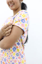 Mangai New Premium Cotton Knitted Pyjama Set Night Suits | Summer Special Arrivals Top & Bottom Set | Soft & Smooth Nightwear a Trendy Women's (PYJAMA SET)