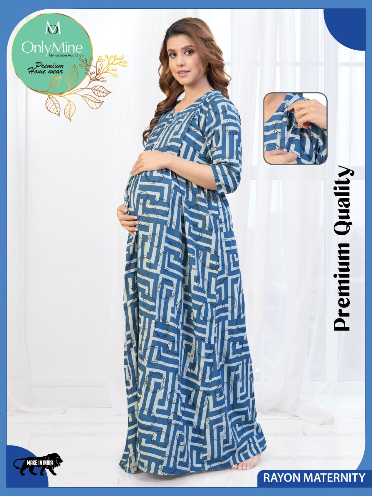 Buy Rayon Maternity Nighties Online