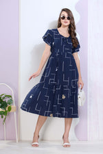 Imported Rayon MAXI FROCK Model Nighties | Fancy Petal Sleeve | Fancy Neck & Side Pocket | Pleated Frock MAXI Style | Trendy Collection's for Stylish Women & Teenage Girl (IRM)