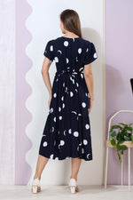 Imported Rayon MAXI FROCK Model Nighties | Fancy Petal Sleeve | Fancy Neck & Side Pocket | Pleated Frock MAXI Style | Trendy Collection's for Stylish Women & Teenage Girl (IRM)