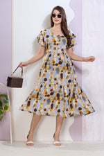 Imported Rayon MAXI FROCK Model Nighties | Fancy Petal Sleeve | Fancy Neck & Side Pocket | Pleated Frock MAXI Style | Trendy Collection's for Stylish Women & Teenage Girl (IRM)