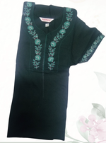 ALPINE Women’s Embroidered Full Length Nighty – Soft & Smooth Comfort Fit Daily Wear Night Dress with Side Pocket, Round Neck Purple Nighty (HCC)