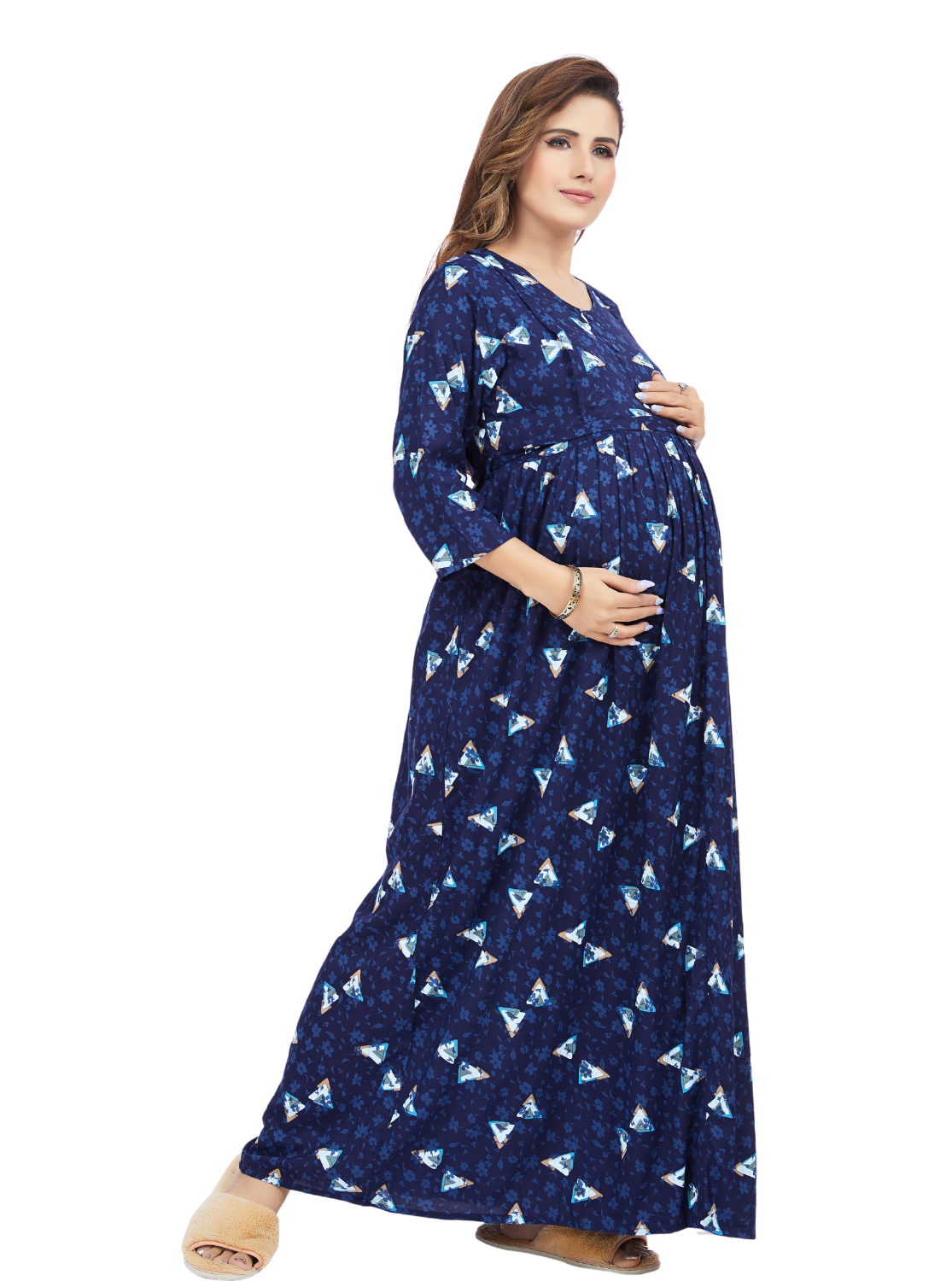 New Arrivals ONLY MINE 4-IN-ONE Mom's Wear - Soft & Smooth Rayon | Maternity | Feeding | Maxi | Long Frock | Casual Wear