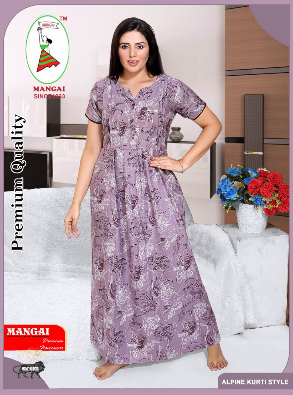 Alpine KURTI Style Nighties