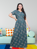 New Arrivals Alpine KURTI Style Nighties| Beautiful Stylish KURTI Model | Half Sleeve | Without Zipper | Stylish Thread Tied Front Closed Type | Fresh Collection's for Stylish Women's MKA (H/S)