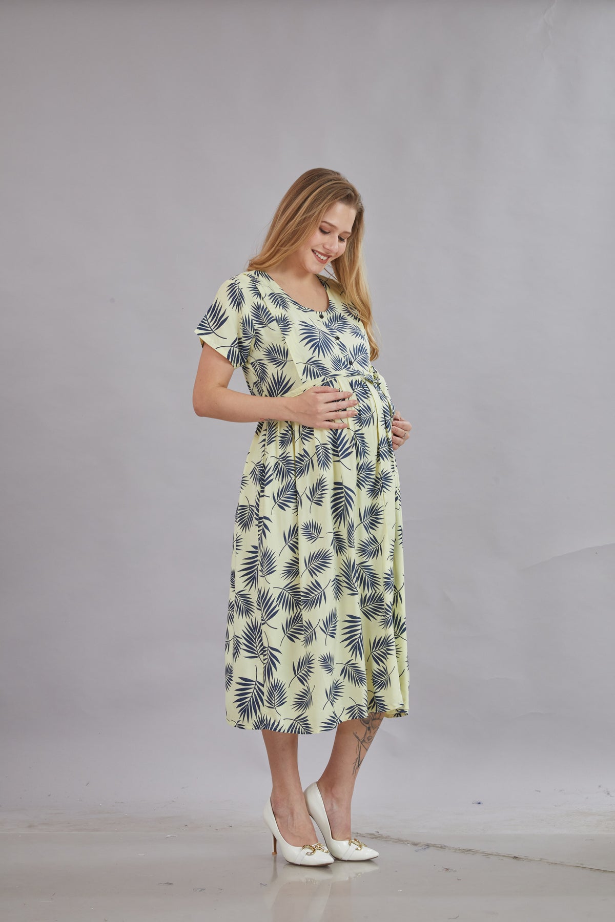 New Arrivals 4-IN-ONE MAXI Mom's Feeding & Casual Wear | Stylish Maxi Style | Invisible Feeding Zipper | Perfect Pre & Post Pregnancy Wear   (MAXI 4-IN-ONE)