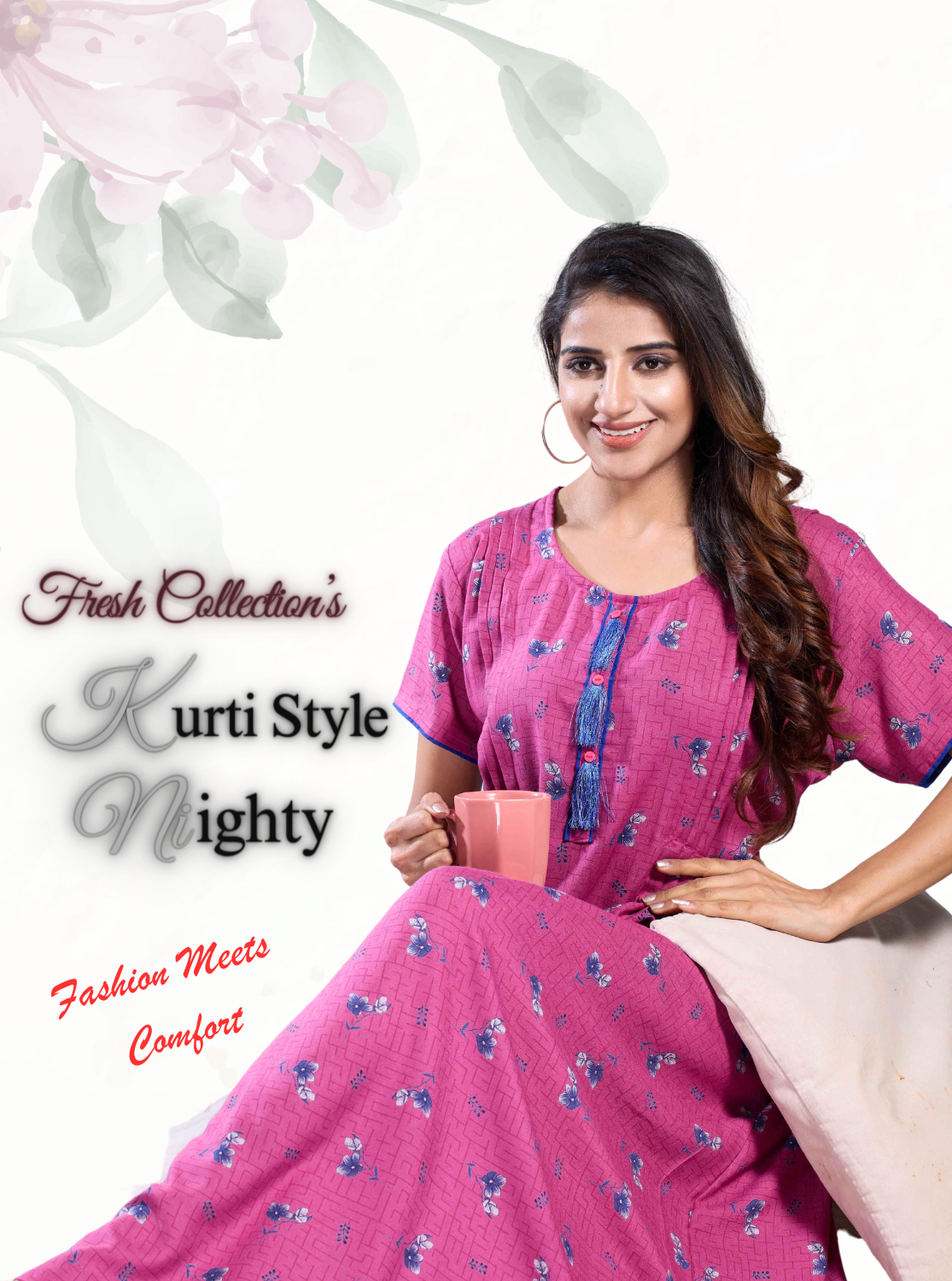 MANGAI New Soft Alpine KURTI Style | Beautiful Stylish KURTI Model | Half Sleeve |Fresh Arrivals for Stylish Women's