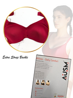 AUSM Willow - Padded Brassiere | Molded Cup for High Coverage | Soft Padded for Superior Comfort | Suitable for T-Shirt & Western Wear (WILLOW)