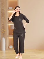 Premium Linen Cord Set Night Suits – Perfect Nightwear for Teenagers & Women (Linen Cord Set )
