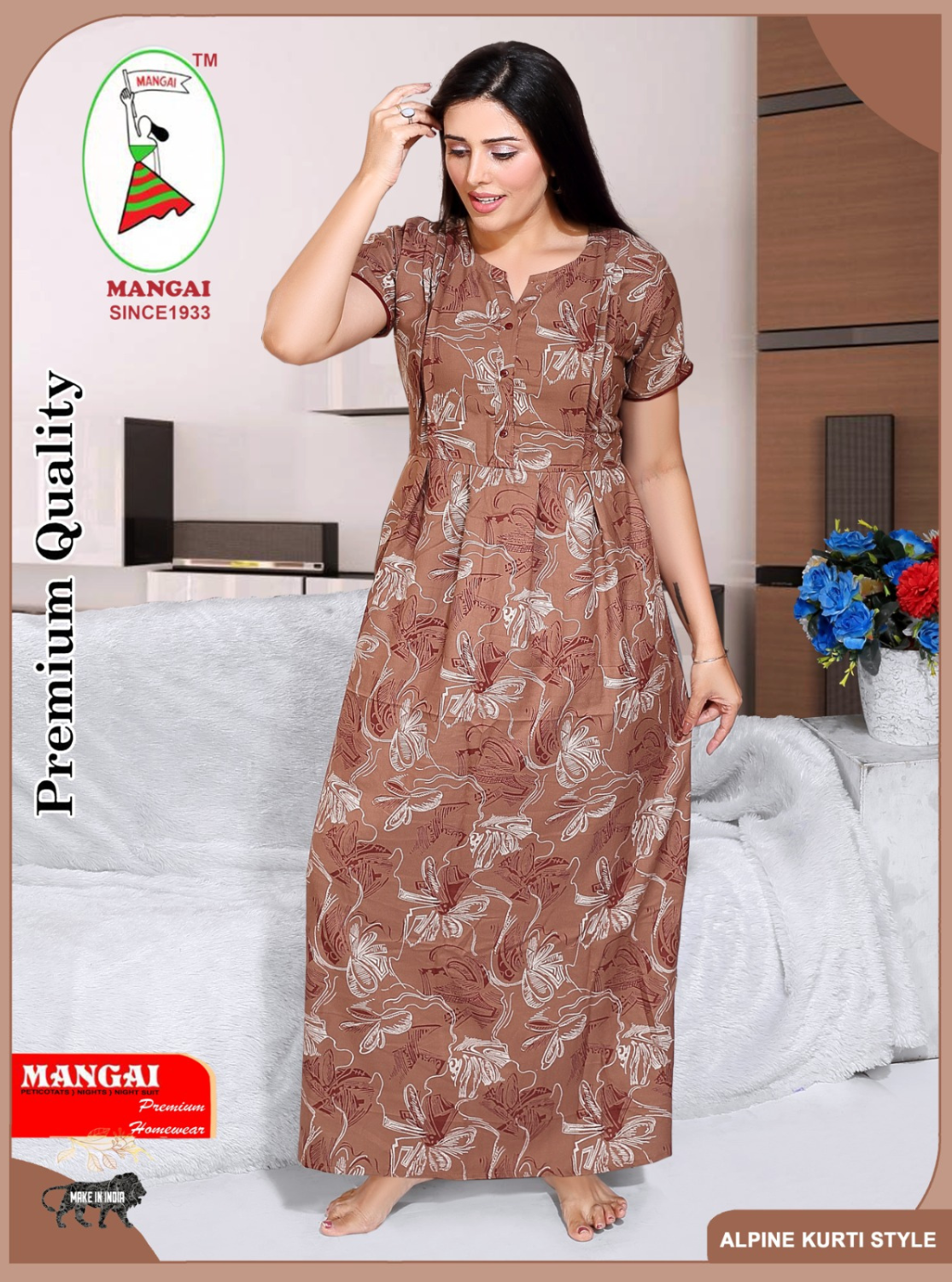 Alpine KURTI Style Nighties