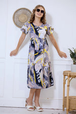 Imported Rayon MAXI FROCK Model Nighties | Fancy Petal Sleeve | Fancy Neck & Side Pocket | Pleated Frock MAXI Style | Trendy Collection's for Stylish Women & Teenage Girl (IRM)