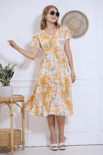 Imported Rayon MAXI FROCK Model Nighties | Fancy Petal Sleeve | Fancy Neck & Side Pocket | Pleated Frock MAXI Style | Trendy Collection's for Stylish Women & Teenage Girl (IRM)