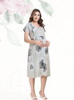 New Arrivals 4-IN-ONE MAXI Mom's Feeding & Casual Wear | Stylish Maxi Style | Invisible Feeding Zipper | Perfect Pre & Post Pregnancy Wear   (MAXI 4-IN-ONE)